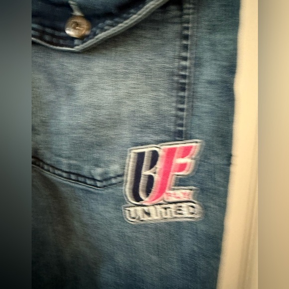 Born Fly Cloud Hopper Patched/Logo Jeans. Men's Size 36 - Picture 6 of 11